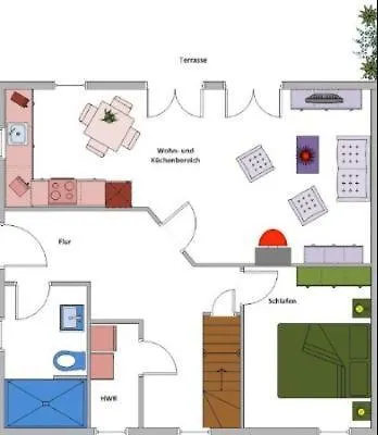 Ferienhaus Doppelhaushälfte Huus Freeden 1 *